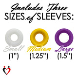 Premium Silicone Sleeves Set of 3 | for 2.0"-2.5" Cylinders