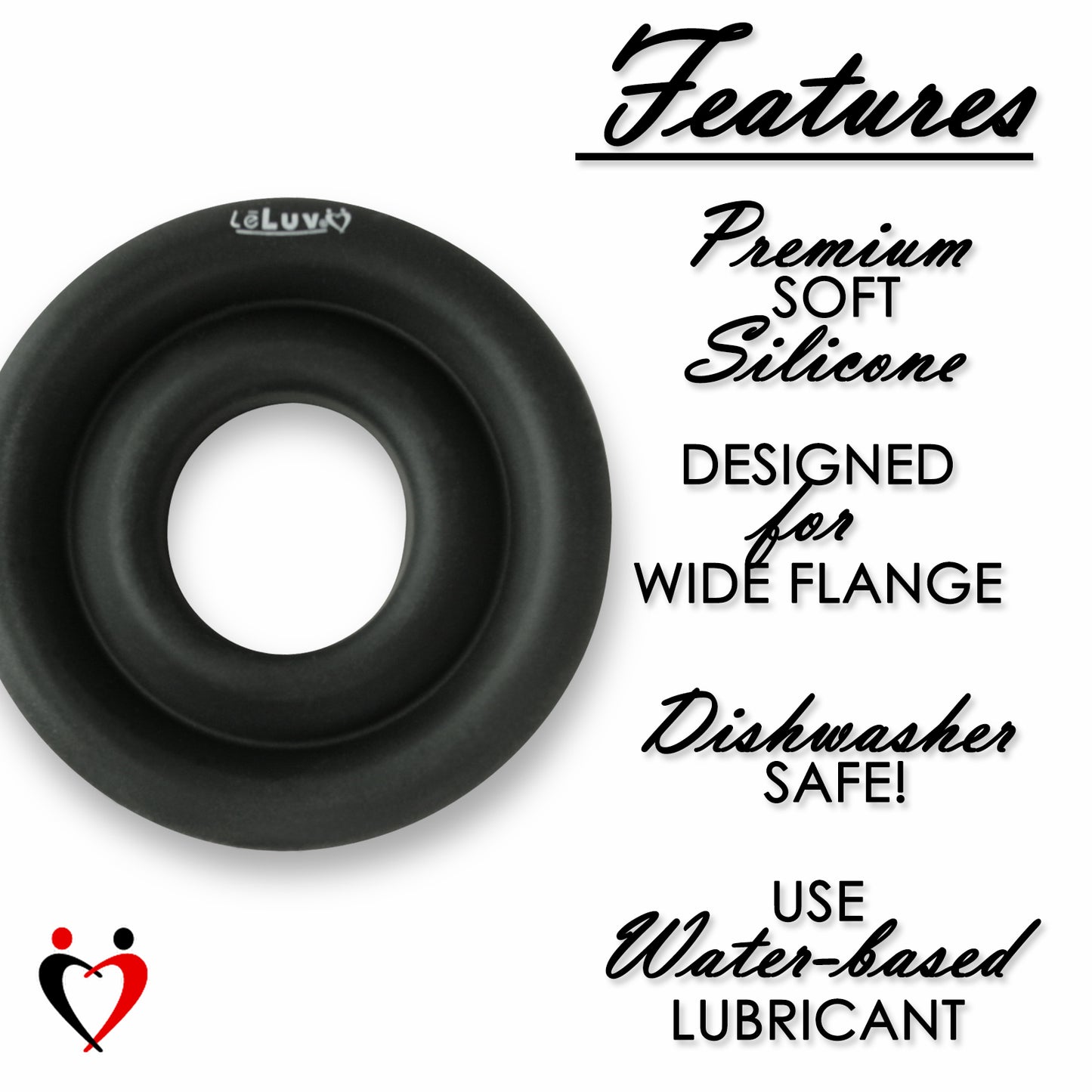 Premium Silicone Vacuum Penis Pump Seal for LeLuv & Eyro WIDE Flange Cylinders