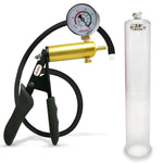 LeLuv® Ultima Premium Penis Pump - Black Silicone Grip and Hose - Round Flange Cylinders