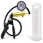 LeLuv® Ultima Premium Penis Pump - Black Silicone Grip and Hose - Round Flange Cylinders