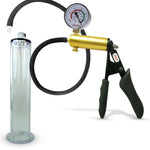 LeLuv® Ultima Premium Penis Pump - Black Silicone Grip and Hose - Wide Flange Cylinders