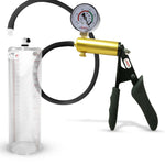 LeLuv® Ultima Premium Penis Pump - Black Silicone Grip and Hose - Round Flange Cylinders