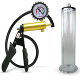 LeLuv® Ultima Premium Penis Pump - Black Silicone Grip and Hose - Wide Flange Cylinders