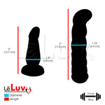 Female Strap-On Double Dong 7 Inch & 5 Inch Purple