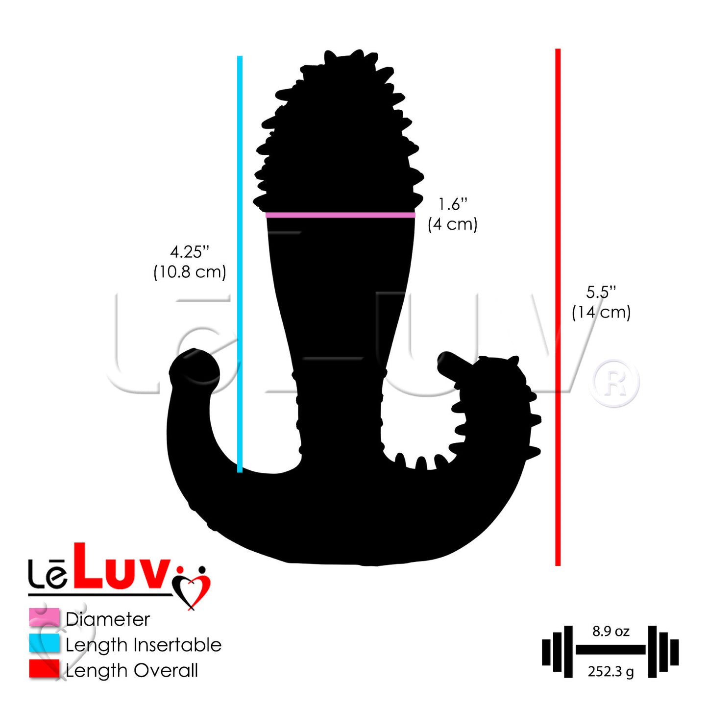 Multispeed Bullet Prostate G-Spot Massager & Sleeve