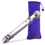 Bundle 3 Pyrex Glass Dildo Gift Set Anal & Vaginal Sex Toy Kit Purple Lust
