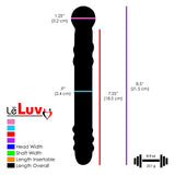 Bundle 3 Pyrex Glass Dildo Gift Set Anal & Vaginal Sex Toy Kit Purple Lust