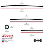 Clear Hose & Quick-Disconnect Male O-Ring Fitting for Vacuum Pumps | Choose Length