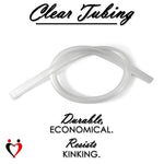 LeLuv® Ultima Penis Pump, Black Rubber Grip, Clear Hose - Wide Flange Cylinders