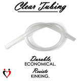 Clear Hose & Quick-Disconnect Male O-Ring Fitting for Vacuum Pumps | Choose Length