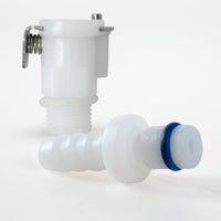 Quick-Release Vacuum Fitting SET - 1/4" Barbed Male to Threaded Female