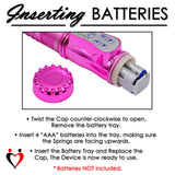 Thrusting Rabbit Vibrator | Dual Action Butterfly Clitoral Stimulator | Battery-Powered