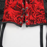 Magician Assistant Lingerie Shaping Corset Lace Up Hot Dress Garter