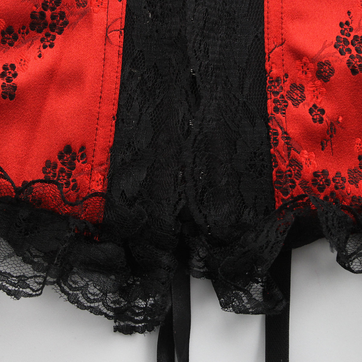 Miss Valentine Lingerie Slimming Corset Lace Strapless Bustier String