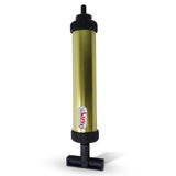LeLuv Aero Gold Aluminum Piston-Style Handheld Vacuum Pump with Barbed 1/4" Hose Fitting
