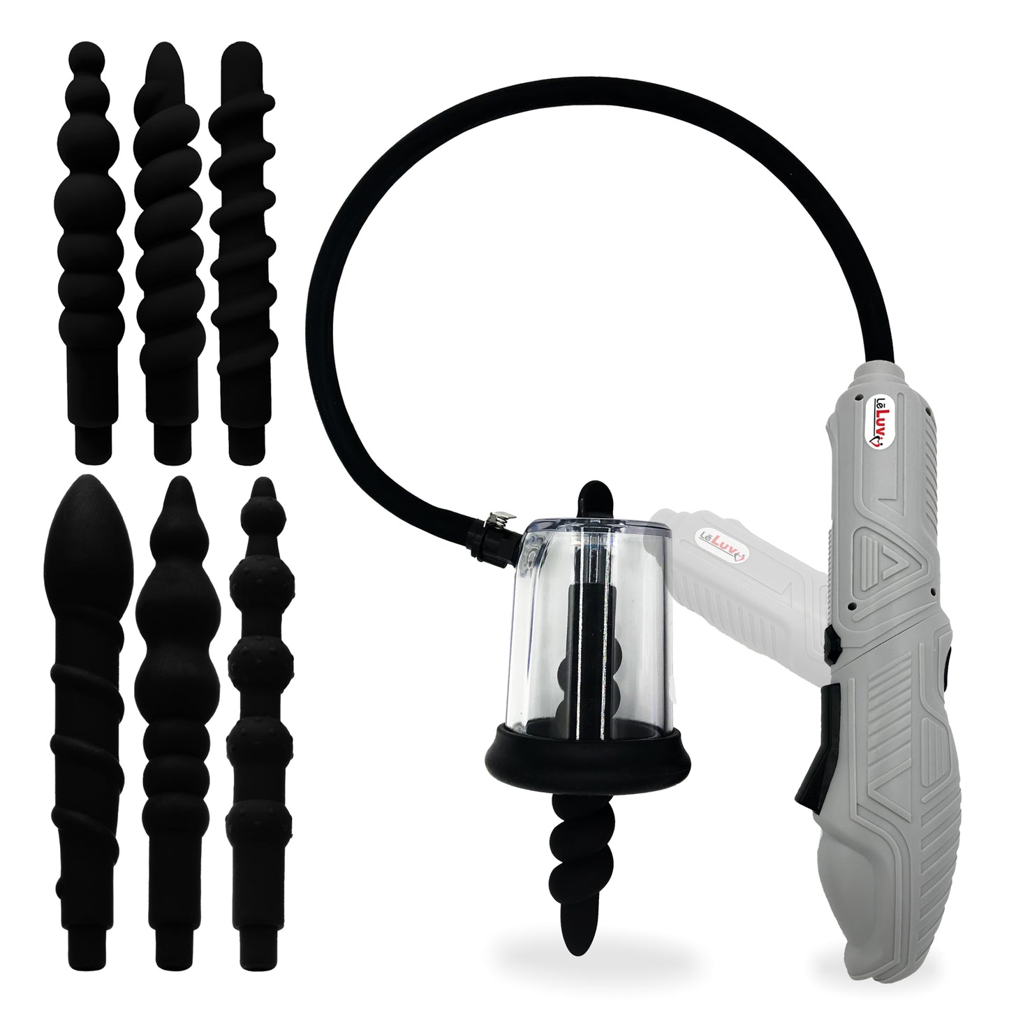 LeLuv Rosebud Plug Kit with Electric Transformer Vacuum Sealer Pump
