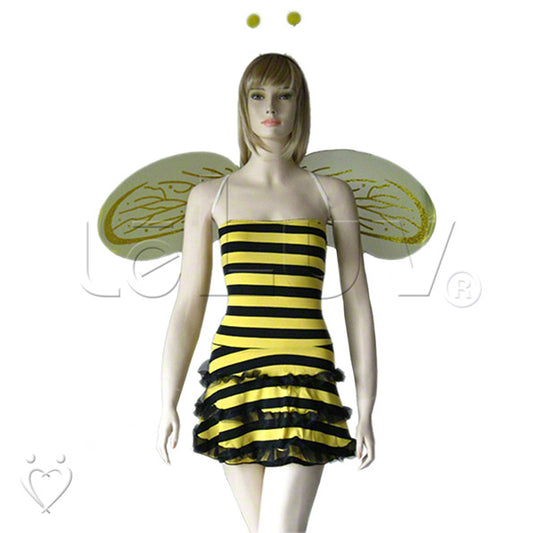 Costume Roleplay Busy Bee Honey Fly Halloween