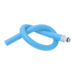Uncoated Silicone Hose Light Color & Male Fitting for Vacuum Pumps | Choose Length