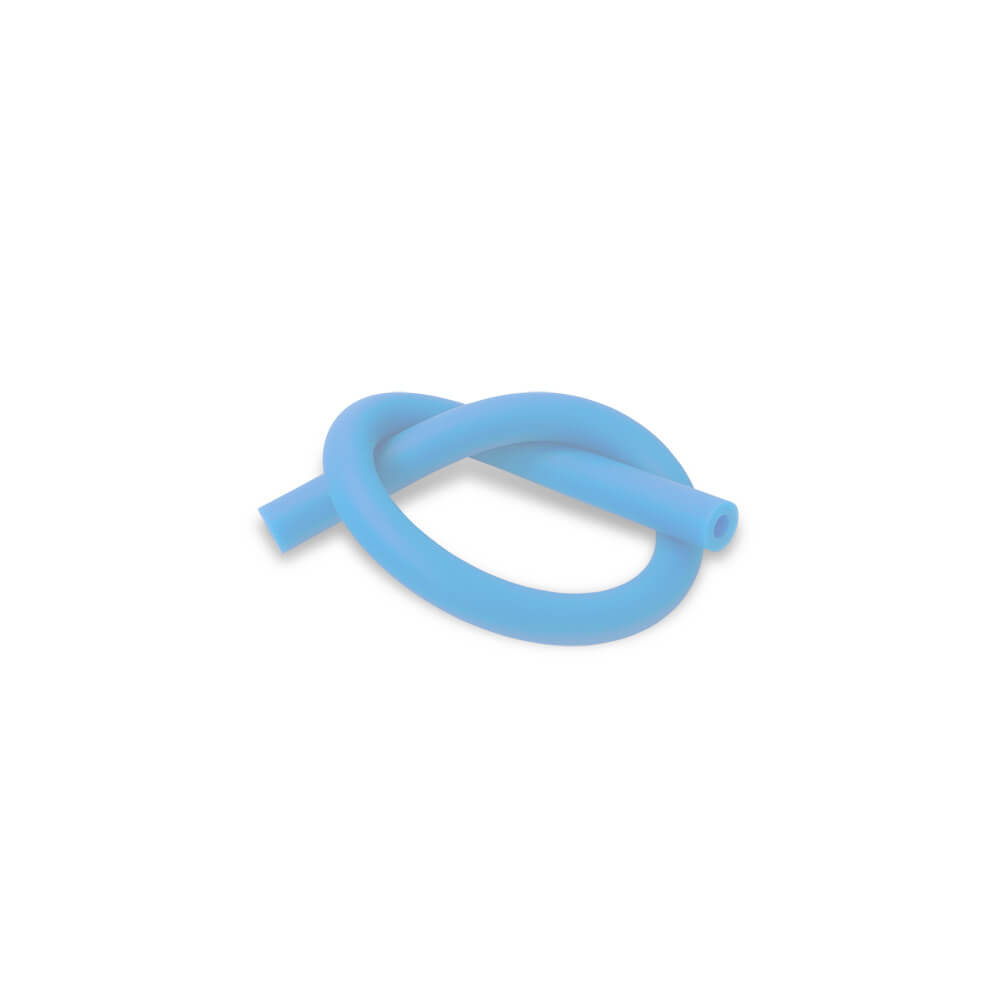 Uncoated Silicone Hose Light Color & Male Fitting for Vacuum Pumps | Choose Length
