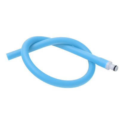 Uncoated Silicone Hose Light Color & Male Fitting for Vacuum Pumps | Choose Length