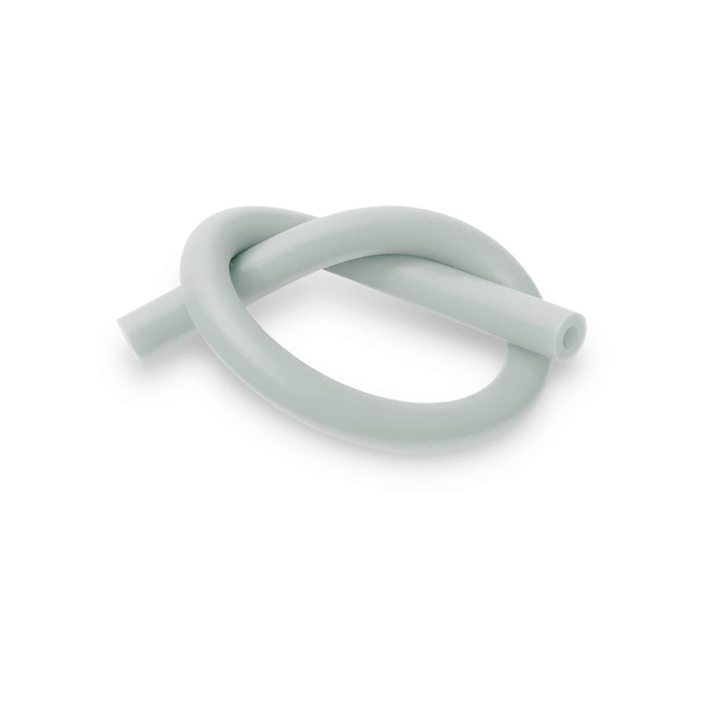Uncoated Silicone Hose Light Color & Male Fitting for Vacuum Pumps | Choose Length