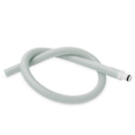 Uncoated Silicone Hose Light Color & Male Fitting for Vacuum Pumps | Choose Length