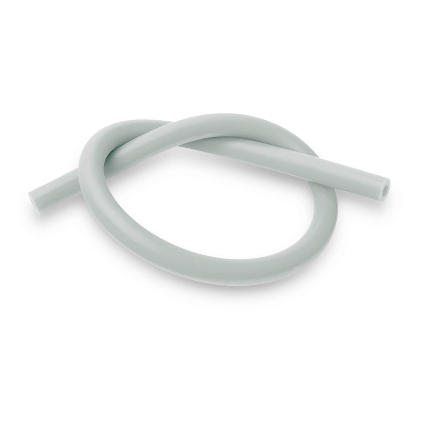 Uncoated Silicone Hose Light Color & Male Fitting for Vacuum Pumps | Choose Length