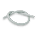 Uncoated Silicone Hose Light Color & Male Fitting for Vacuum Pumps | Choose Length