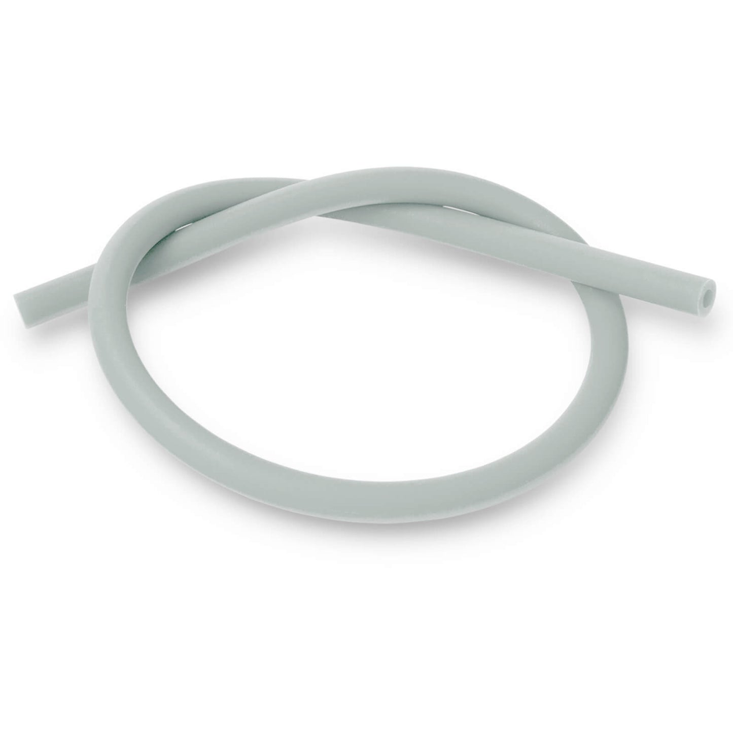 Uncoated Silicone Hose Light Color & Male Fitting for Vacuum Pumps | Choose Length
