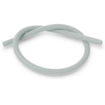 Uncoated Silicone Hose Light Color & Male Fitting for Vacuum Pumps | Choose Length