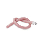 Uncoated Silicone Hose Light Color & Male Fitting for Vacuum Pumps | Choose Length
