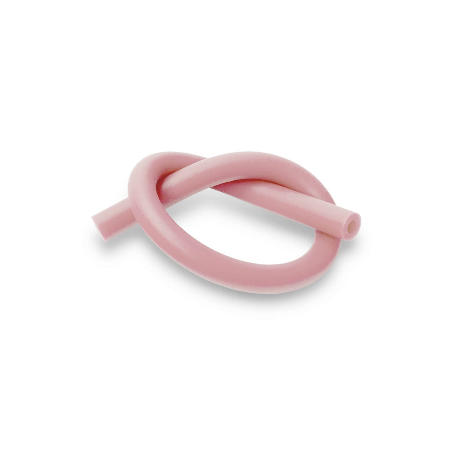 Uncoated Silicone Hose Light Color & Male Fitting for Vacuum Pumps | Choose Length
