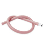 Uncoated Silicone Hose Light Color & Male Fitting for Vacuum Pumps | Choose Length