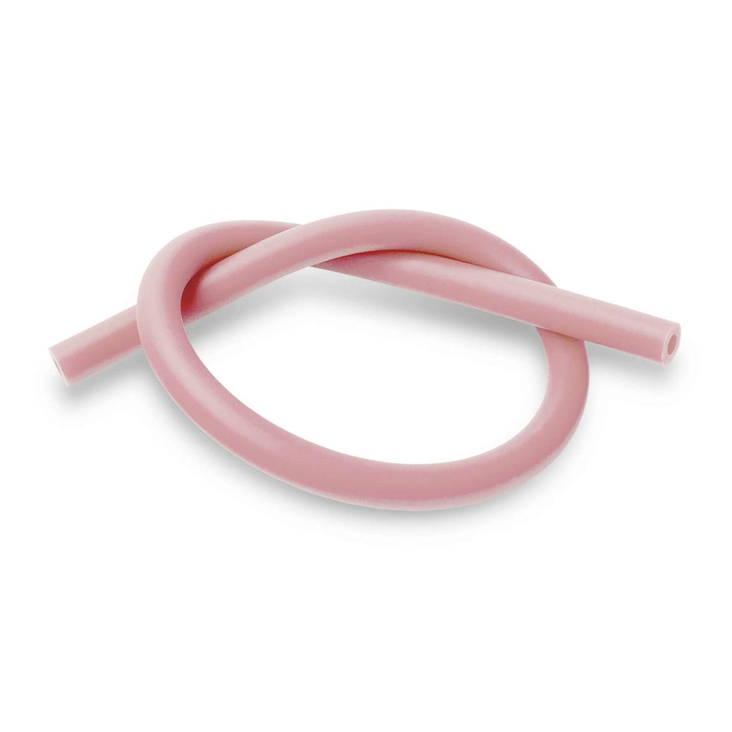 Uncoated Silicone Hose Light Color & Male Fitting for Vacuum Pumps | Choose Length