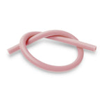 Uncoated Silicone Hose Light Color & Male Fitting for Vacuum Pumps | Choose Length