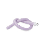 Uncoated Silicone Hose Light Color & Male Fitting for Vacuum Pumps | Choose Length