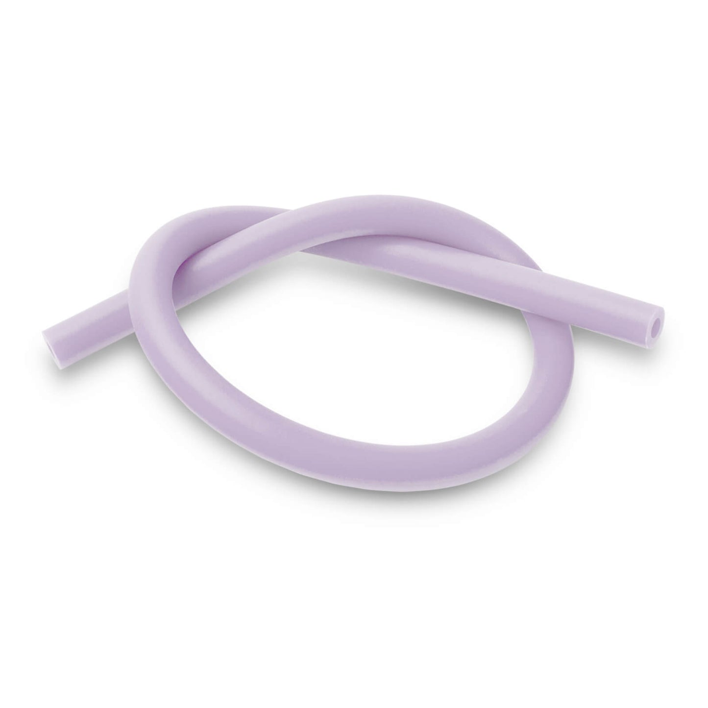 Uncoated Silicone Hose Light Color & Male Fitting for Vacuum Pumps | Choose Length