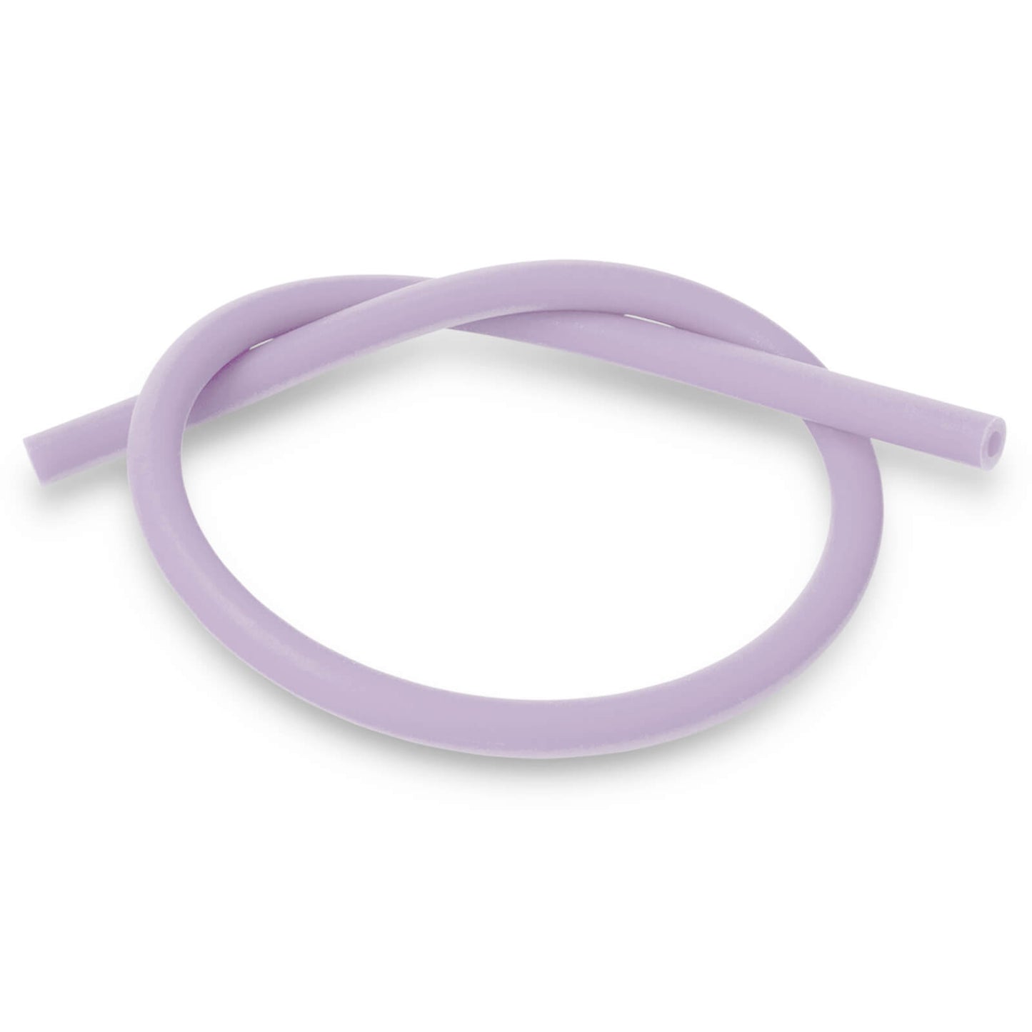 Uncoated Silicone Hose Light Color & Male Fitting for Vacuum Pumps | Choose Length