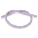 Uncoated Silicone Hose Light Color & Male Fitting for Vacuum Pumps | Choose Length