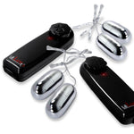 LeLuv Classic Vibrating Silver Bullet - Multispeed Dial Controller Wired Chrome Massager