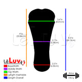 Handheld Slim Male Masturbator in Black Case
