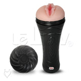 Handheld Slim Male Masturbator in Black Case
