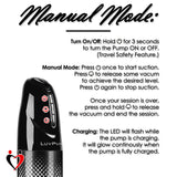 iPump Wireless Handheld Sucking Male Masturbator with Magic Sleeve