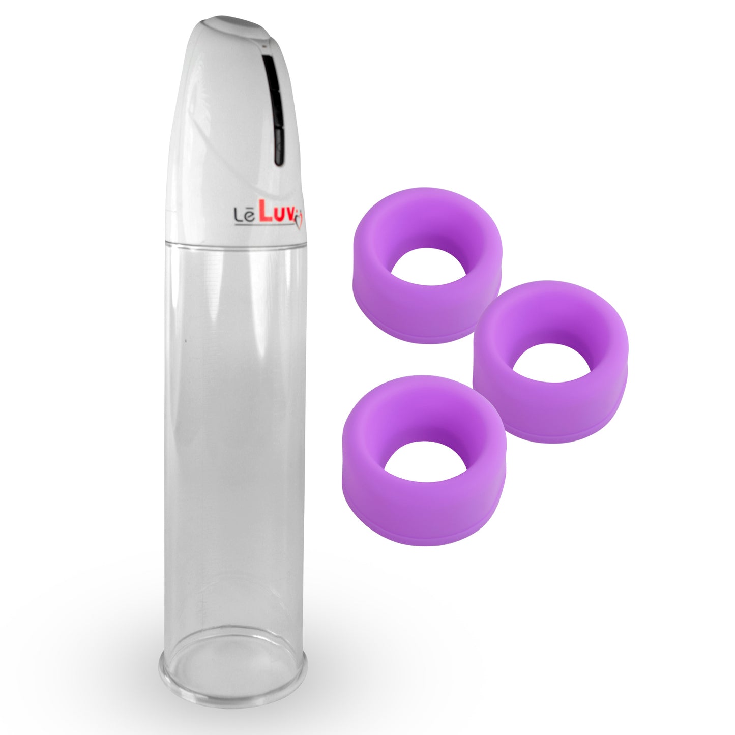 LeLuv® Smart iPump® with 3 Silicone Sleeves | Wireless Tubeless Automatic Suction!