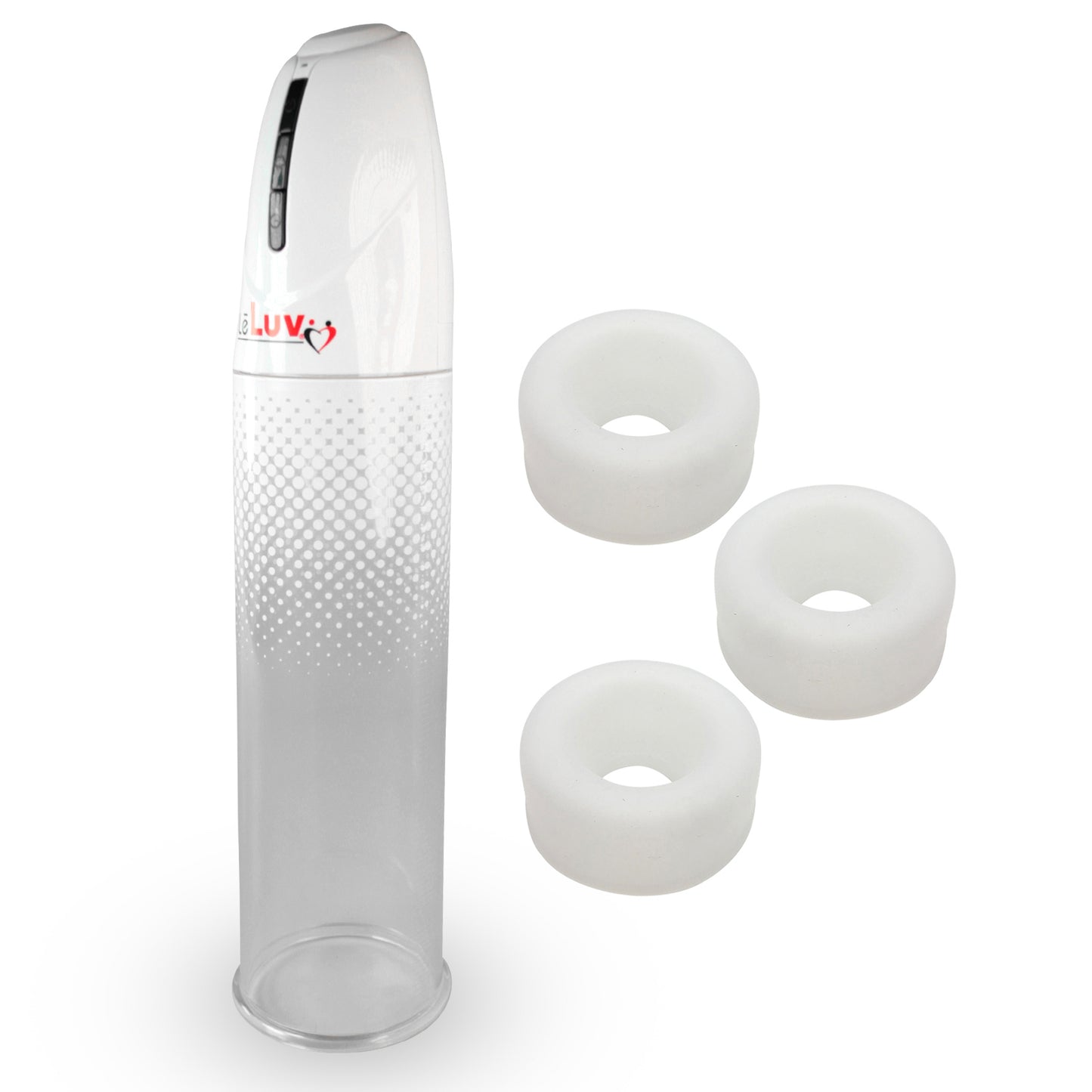 LeLuv® Smart iPump® with 3 Silicone Sleeves | Wireless Tubeless Automatic Suction!