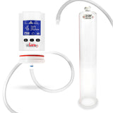 Smart LCD iPump White Handheld Electric Penis Pump - 12" x 2.125" Acrylic Cylinder