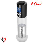 LeLuv® Smart LCD iPump® Penis Pump Kit | 8 or 9 Inch Cylinder + Magic Sleeve™