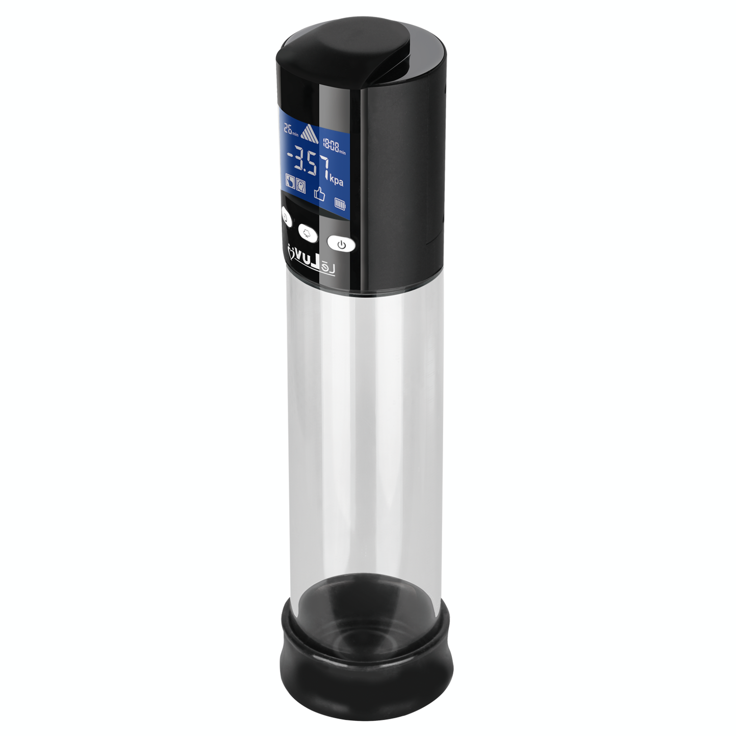 LeLuv® Smart LCD iPump® Penis Pump Kit | 8 or 9 Inch Cylinder + TPR Seal