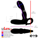 Prostate and Perineum Massager USB Rechargable 30 Speed Smooth Silicone