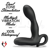 Prostate and Perineum Massager USB Rechargable 30 Speed Smooth Silicone